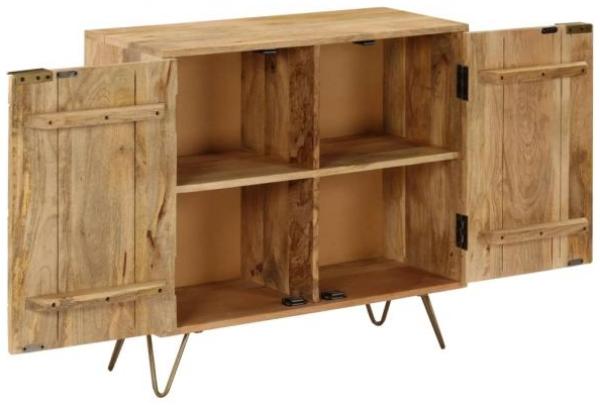 vidaXL Sideboard 80x30x75 cm Massivholz Mango 246155 Bild 9