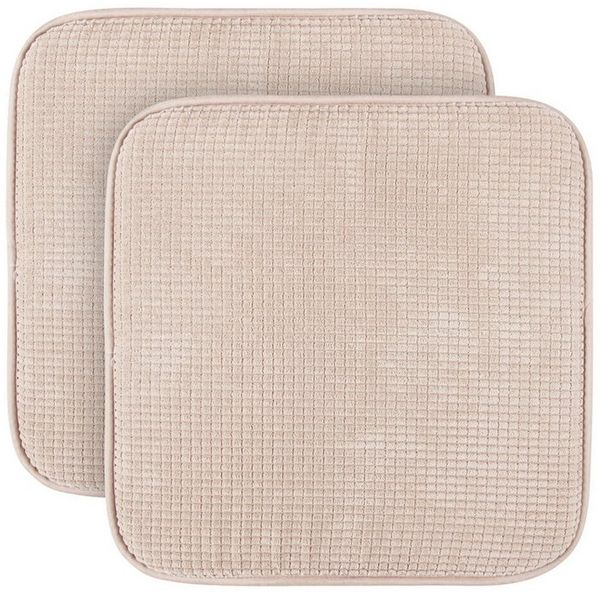 Bestlivings Stuhlkissen Struktur 38x38 cm, verschiedene Farben & Sets, Anti-Rutsch-Rückseite, angenehme Polsterung, für Indoor/Outdoor