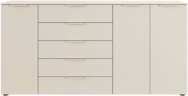 rauch Schubkastenkommode Kommode Türkommode Sideboard Kombikommode FLIPP (Breite 200 cm mit 4 Einlegeböden), 3-türig mit 5 Schubladen und Soft-Close-Funktion Bild 4