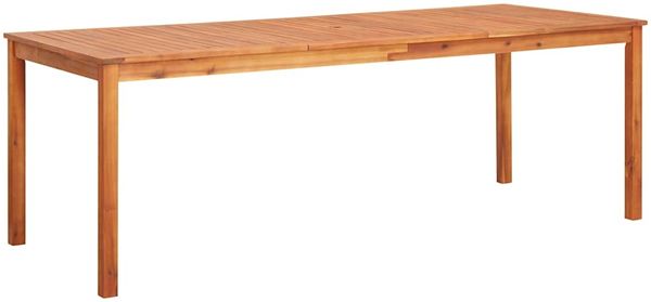 Gartentisch, Balkontisch, Esstisch 215 x 90 x 74 cm Akazie Massivholz