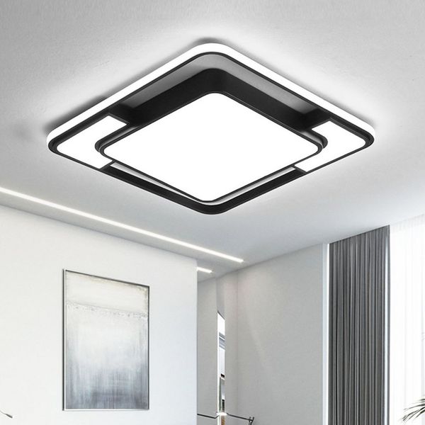 style home LED Deckenleuchte Deckenlampe, dimmbar mit Fernbedienung, LED fest integriert, einstellbar von warmweiß bis kaltweiß, für Wohnzimmer Schlafzimmer Büro Küche