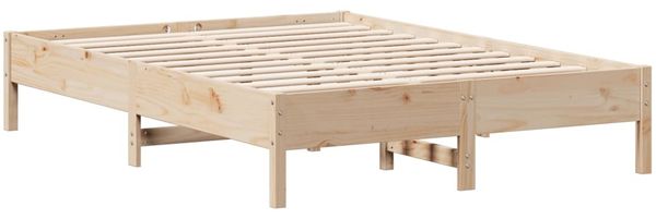 vidaXL Massivholzbett ohne Matratze 135x190 cm Kiefernholz 3328247 Bild 5