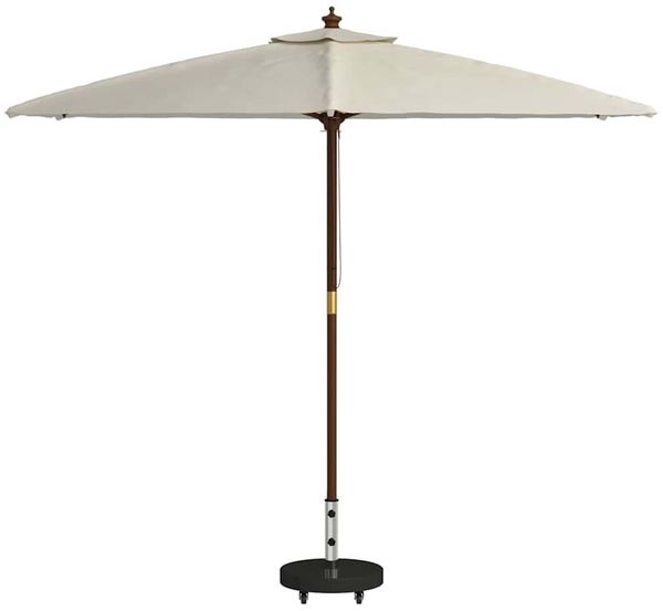 vidaXL Sonnenschirmständer 30kg Schwarz Granit und Edelstahl Rund 42006586 Bild 3