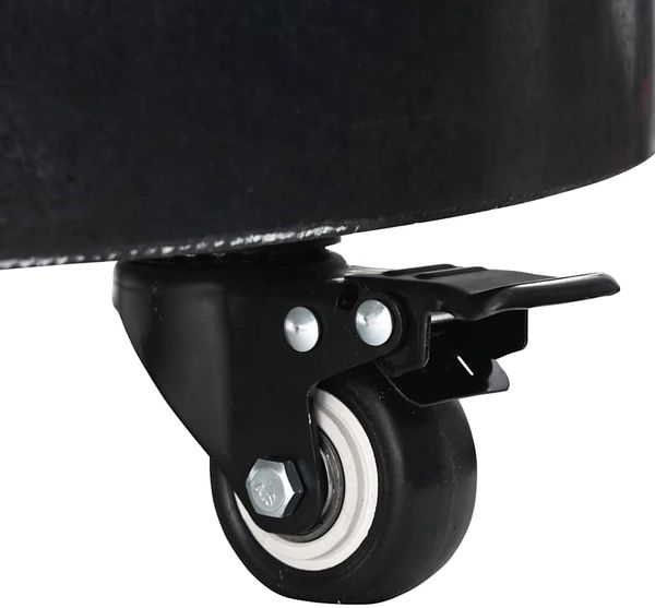 vidaXL Sonnenschirmständer 30kg Schwarz Granit und Edelstahl Rund 42006586 Bild 8