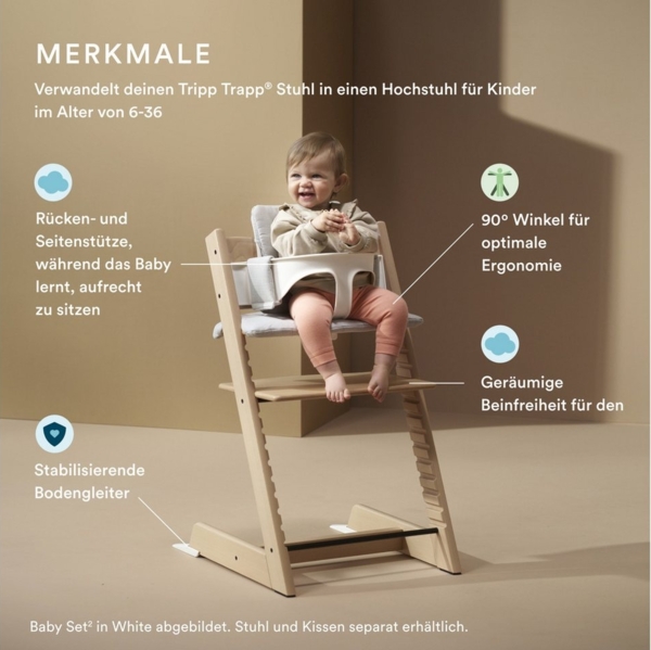 Stokke Hochstuhlaufsatz Baby Set² für den Hochstuhl Tripp Trapp von Stokke (ab ca. 6 Monaten)