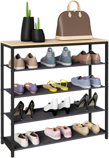 VCM Schuhregal Taliro 920023 Honig-Eiche H. 87 x B. 90 x T. 30 cm