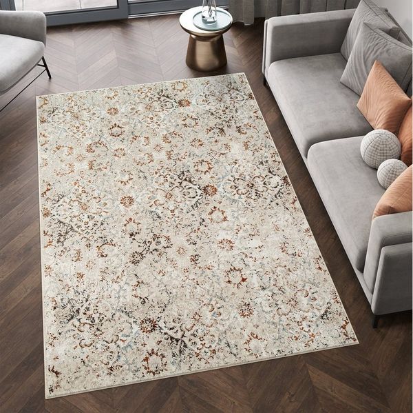 Tapiso Teppich RETRO, rechteckig, Höhe: 9 mm, Wohnzimmer, Schlafzimmer, Kurzflor