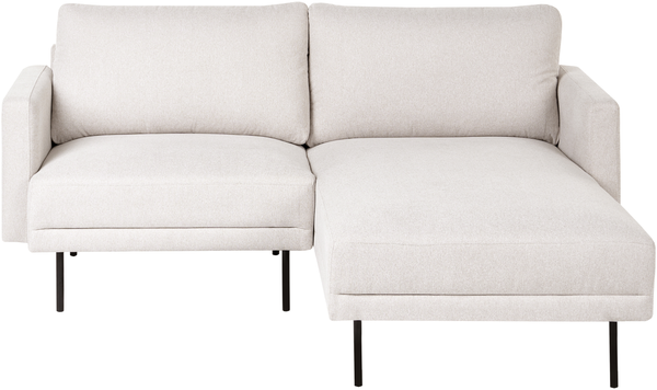 Linksseitiges Ecksofa BREDA Stoff Helles Beige Linksseitig