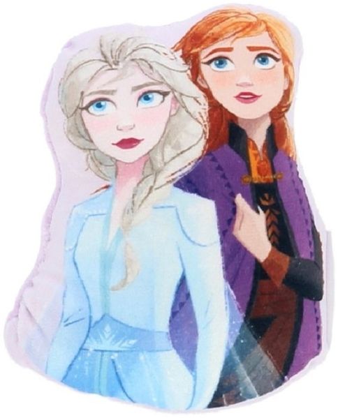 Disney Frozen Mini-Kissen 15 CM 3D Elsa & Anna Dekokissen