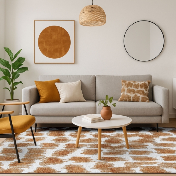 Teppich Lola&Moi Ikat Golden Sand 80 x 150 cm Bild 6