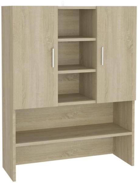vidaXL Waschmaschinenschrank Sonoma-Eiche 70,5x25,5x90 cm 808389