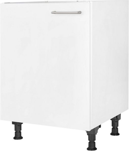 nobilia® Spülenschrank "Laser", Ausrichtung wählbar, vormontiert, in den Breiten 45 und 60 cm, mit höhenverstellbaren Sockelfüßen