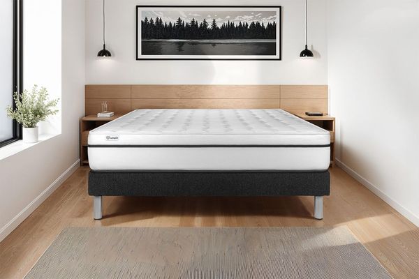 Matratzenset VITAL SPA 160 x 220 cm Bettrahmen Kit schwarz