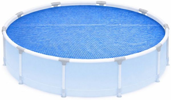 Happy People Pool-Abdeckplane Solarabdeckplane rund, für Stahlrahmenpools mit Ø420cm