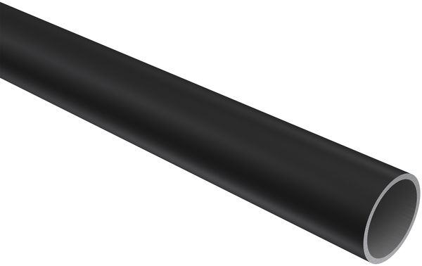 Rundrohr 120 cm, 16 mm Ø Schwarz