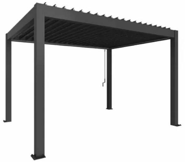Biohort Pergola 4 x 3 m dunkelgrau-metallic dunkelgrau-metallic