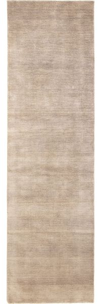 Gabbeh Teppich - Loribaft Softy - Teppstar 300 x 80 cm - silber - läufer