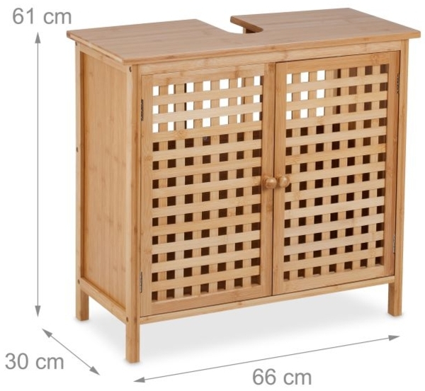 Waschbeckenunterschrank Bambus Bild 4