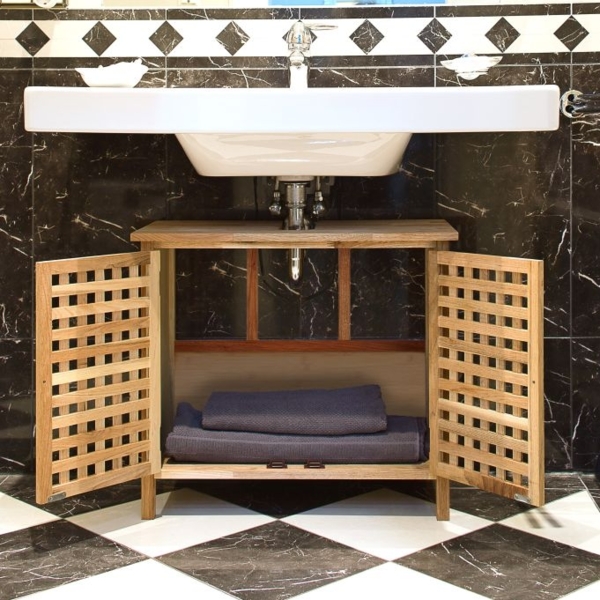 Waschbeckenunterschrank Bambus Bild 2