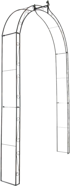 CLP Rosenbogen Anna Rankhilfe wetterfest im rustikalen Landhausstil,bronze