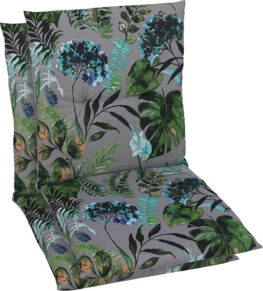 GO-DE Sitzauflage, (Set, Set mit 2 Niederlehnerauflagen), Maße ca.: 48 cm x 5 cm x 108 cm Bild 5