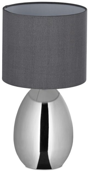 Nachttischlampe mit Touch silber 10038901