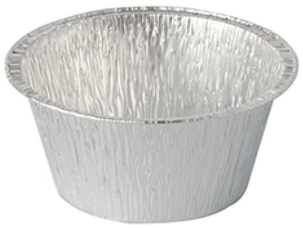 100 Schalen, Alu rund 0,12 l Ø 8,5 cm · 3,9 cm