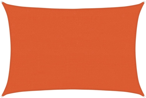 vidaXL Sonnensegel 160 g/m² Orange 3,5x5 m HDPE 311682
