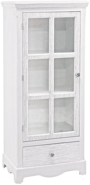 Vitrine Blanc aus MDF, 114 cm