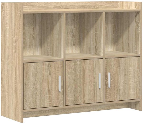 vidaXL Sideboard Sonoma-Eiche 98,5 x 33 x 80 cm Holzwerkstoff 8011141