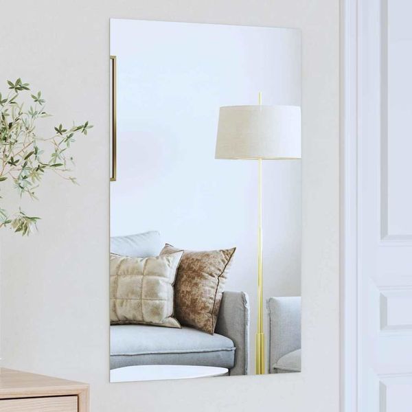 vidaXL Wandspiegel Rechtwinklig 50 x 80 cm Gehärtetes Glas 42023027