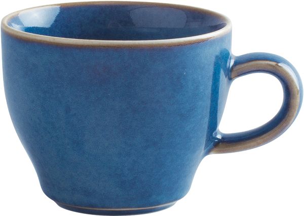 Cappuccino Italiano-Obertasse 0,18 l Homestyle Atlantic Blue Kahla Cappuccinotasse - Mikrowelle geeignet, Spülmaschinenfest