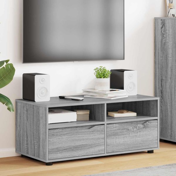 vidaXL TV-Schränk Graues Sonoma 100 x 48 x 43 cm Holzwerkstoff 888933
