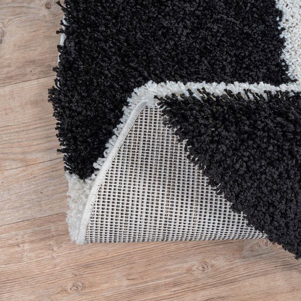 Sanat Hochflor-Teppich Milano 1250, rund, Höhe: 30 mm, Hochflor, Wohnzimmer, Schlafzimmer, fussbodenheizungsgeeignet