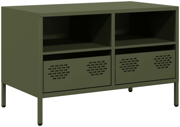 vidaXL TV-Schrank Olivgrün 68x39x43,5 cm Kaltgewalzter Stahl 851320