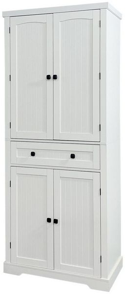 HTI-Living Hochschrank Buffetschrank Thekla Landhausstil Weiß (Stück, 1-St, 1 Küchenschrank) Bild 2