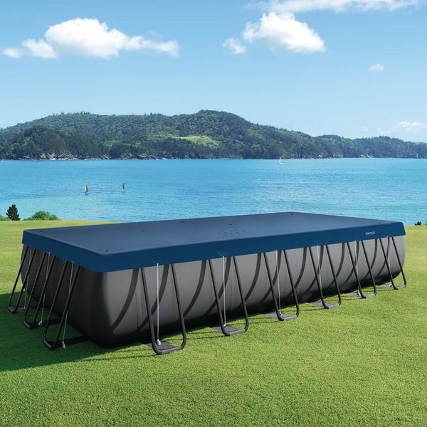 INTEX Poolabdeckung 732 x 366 cm Rechtwinklig PVC und PET 42035633