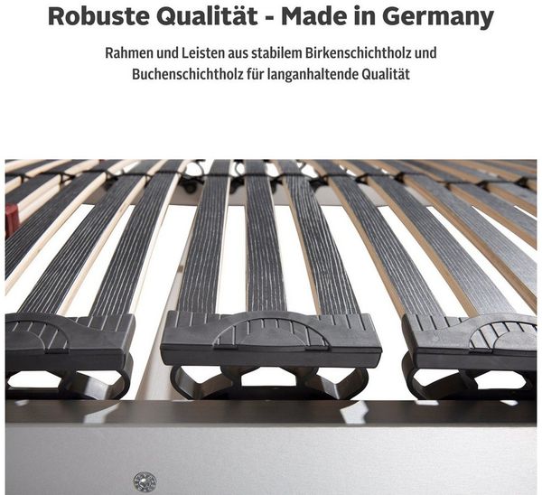 Lattenrost Imke, 90x200, 140x200 cm und weiteren Größen, OTTO home, Kopfteil nicht verstellbar, Fußteil nicht verstellbar, Lattenrost für alle Matratzen, langlebig, ergonomisch, 7-Zonen