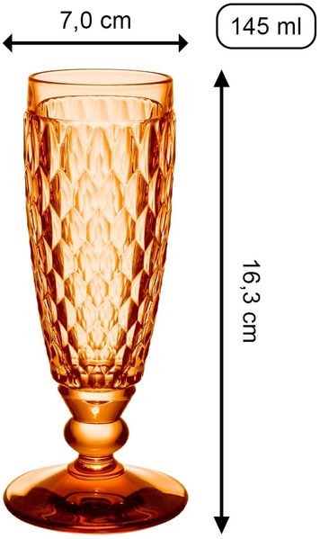 Villeroy & Boch Boston Apricot Sektglas Bild 2