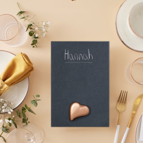 Rechteckige Schieferplatte im 6er Set Bild 2