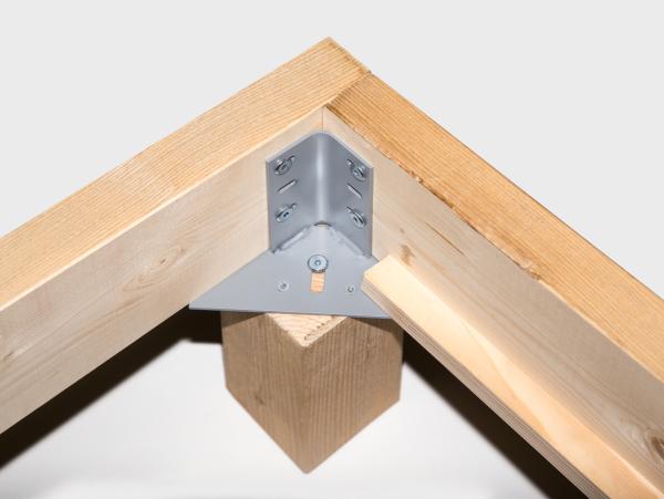 Möbel-Eins PUMBA Massivholzbett ohne Kopfteil Fichte natur 180x200 cm Standardhöhe Bild 4