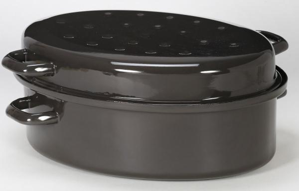 Gansbräter emailliert 42 cm Bild 5