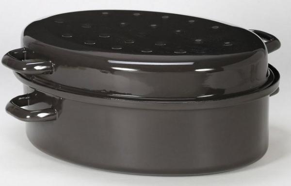 Gansbräter emailliert 42 cm Bild 4