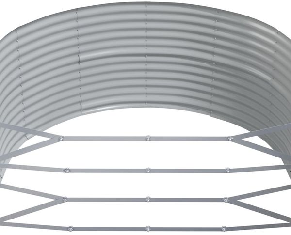 vidaXL Hochbeet Braun 212x140x68 cm Verzinkter Stahl 319095 Bild 5