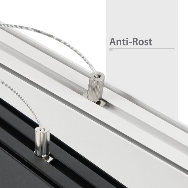 ZMH LED Pendelleuchte Esstisch Hängelampe Dimmbar - 32W Modern Esstischlampe Hängend 107CM Höhenverstellbar mit Fernbedienung Hängeleuchte Lang Linear Design für Esszimmer Büro Wohnzimmer Bild 5