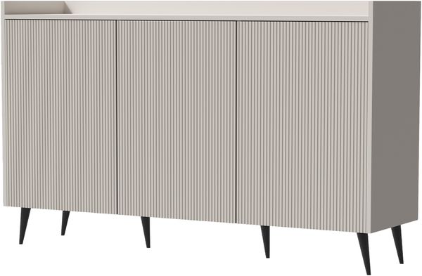 AX LIVING Kommodeschrank Acaddo – 150 cm Breite, Modern in Kaschmir