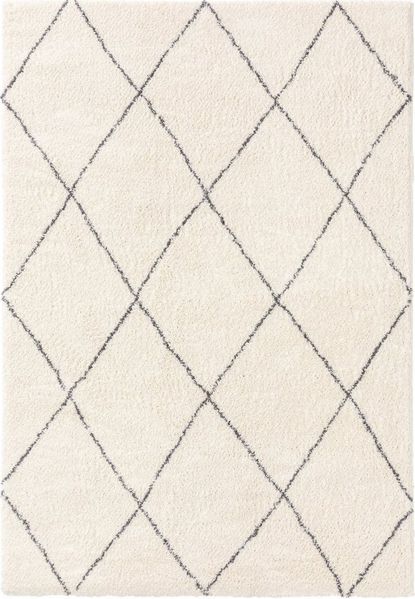 benuta Hochflor-Teppich Benno, rechteckig, Höhe: 21 mm, Teppich Wohnzimmer, Schlafzimmer, Esszimmer, Flur, Kunstfaser, Cozy