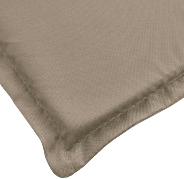 vidaXL Sonnenliegen-Auflage Taupe 200x50x3 cm Oxford-Gewebe 314196 Bild 5