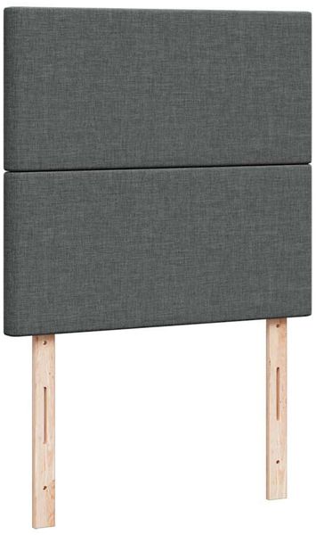 vidaXL Ottoman-Bett mit Matratze & LEDs Dunkelgrau 100x200 cm Stoff 3313900 Bild 10
