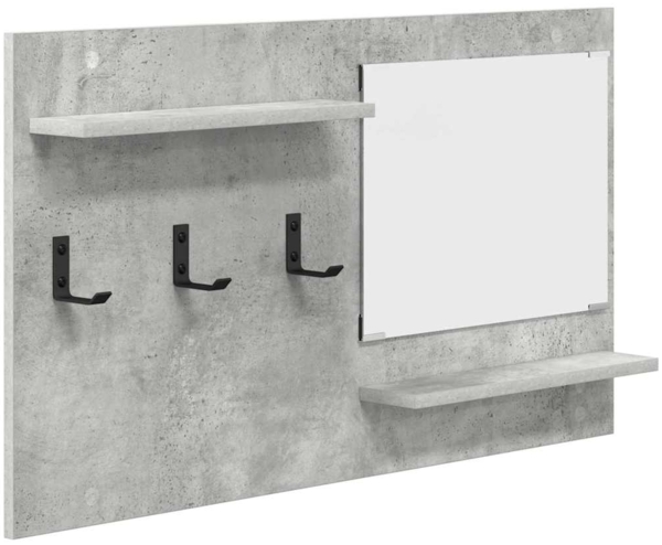 vidaXL Wandmontierter nachttisch mit Regal Beton Grau 90 x 10 x 50 cm 874518